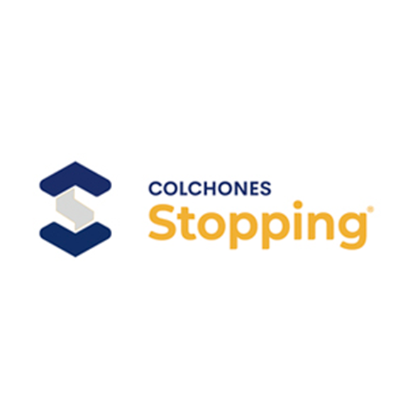 Logo colchones stopping